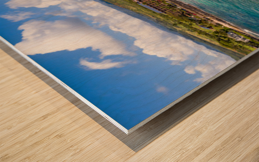 Lawai Beach on the south shore of Kauai in Hawaii Wood print