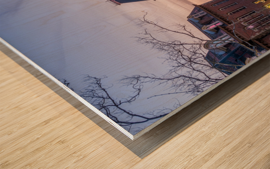 Woodburn Hall at West Virginia University in Morgantown WV Wood print