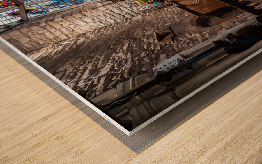 Church of Cockington Village near Torquay  Wood print