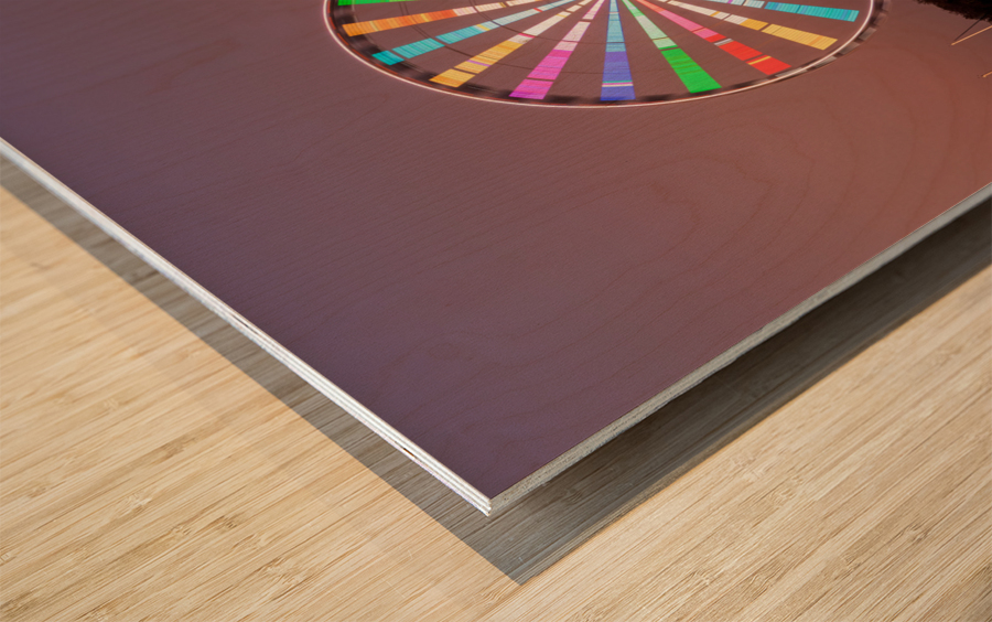 Ferris wheel at National Harbor Wood print