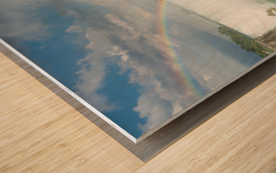 Canadian or Horseshoe Falls at Niagara Wood print