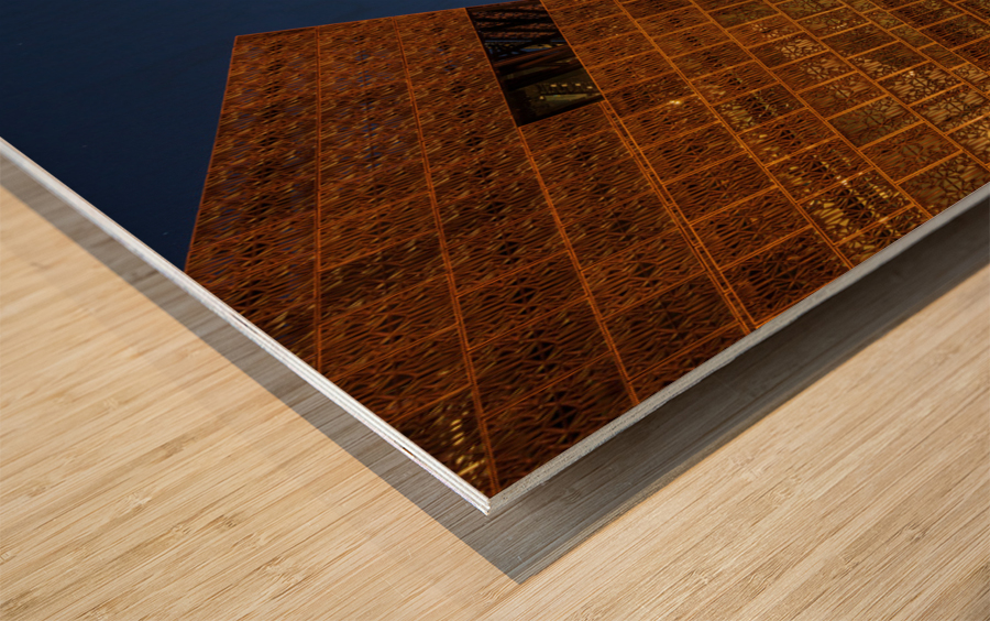 Reflection of Washington Monument Wood print