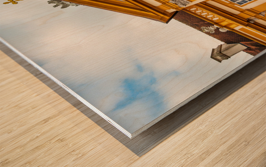 Exterior of Melk Abbey in Austria Wood print