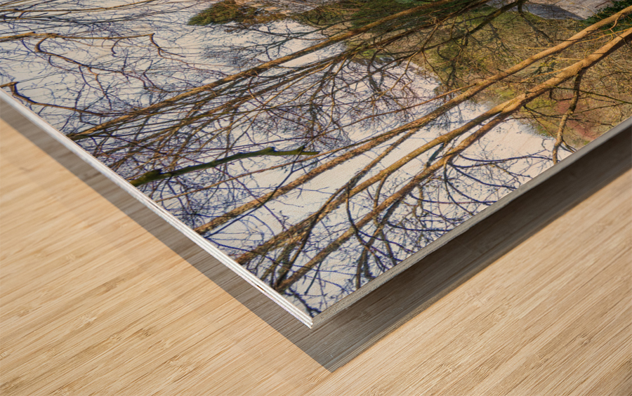 St Just in Roseland parish church in Cornwall UK Wood print