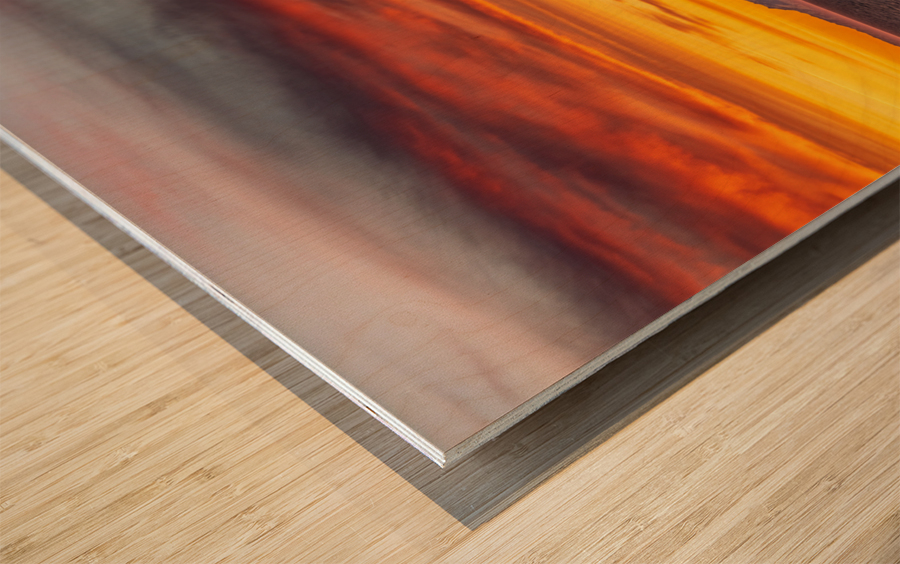 Sunset by Mt Fairweather and the Glacier Bay National Park in Al Wood print