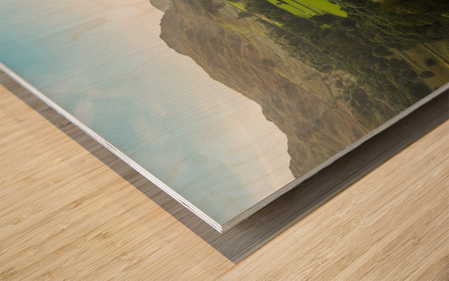 View toward Eskdale from HardKnott Pass Wood print