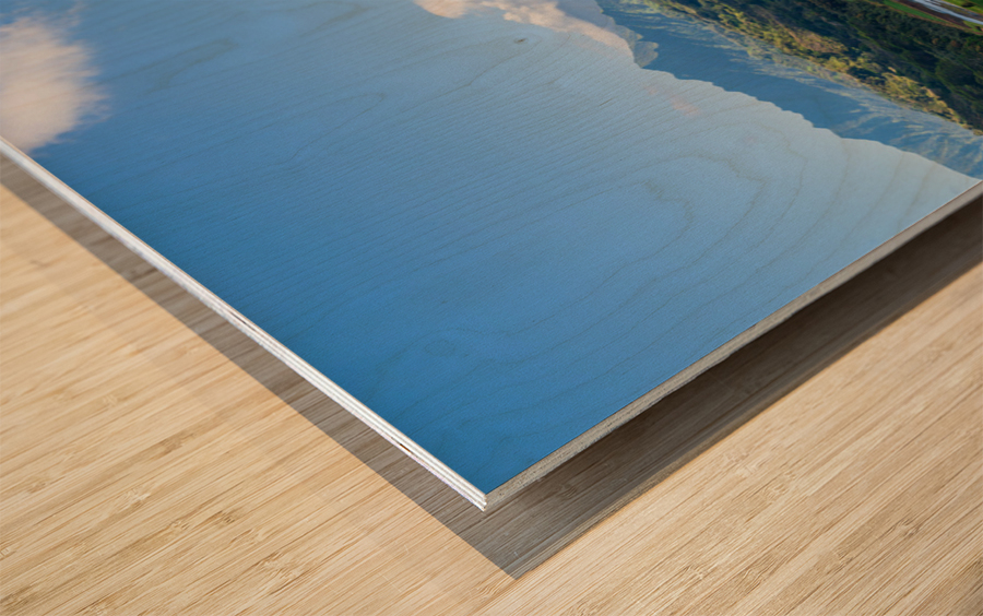 Hanalei valley from Princeville Kauai Wood print