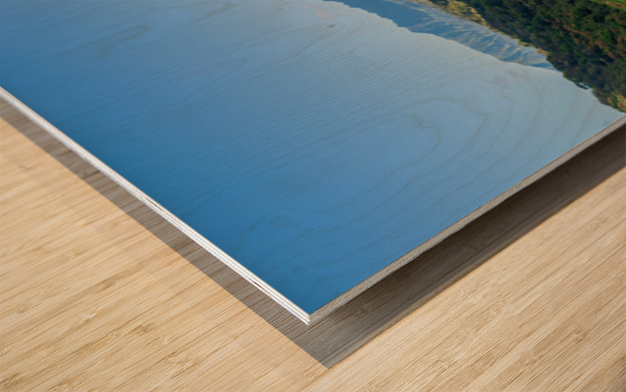 Hanalei valley from Princeville Kauai Wood print