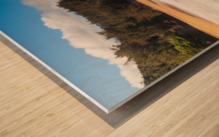 Lumahai beach in Kauai in long exposure Wood print