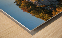 Coopers Rock panorama in West Virginia with fall colors Wood print